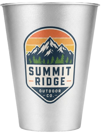 Summit Ridge Outdoor Co custom aluminum cup