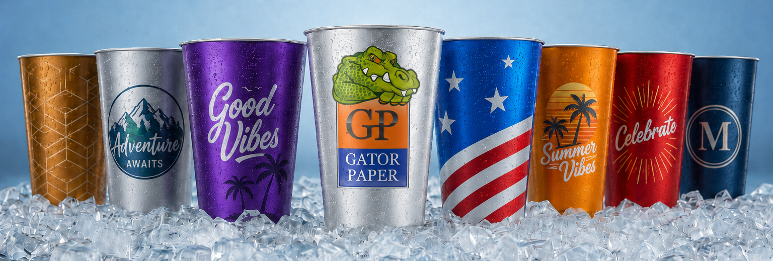 Aluminum Cups banner
